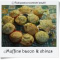 Muffins bacon & chives: erba cipollina,[...]