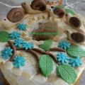 Chiffon cake di primavera con ... chioccioline
