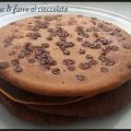 Pancake vegan di farro al cioccolato