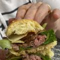 Panini al roast beef