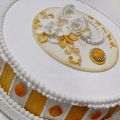 Torta compleanno stile Vittoriano per 80 anni