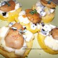 Tartine di polenta con formaggio Lou Blau e[...]