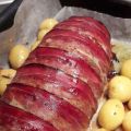 polpettone con prosciutto cotto e sottilette