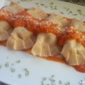RAVIOLONI DI FARRO CON RIPIENO MEDITERRANEO