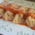 RAVIOLONI DI FARRO CON RIPIENO MEDITERRANEO