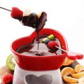 Fonduta di cioccolato e frutti di bosco