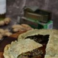 Torta rustica  con carciofi, sardine e zenzero