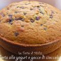 Torta allo yogurt e gocce di cioccolato