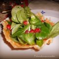 cestino di grana con valeriana