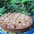 Crostata di mele con frolla all'olio.