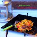 Frittata con zucchine e peperoni