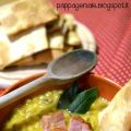 Zuppa di cicerchie e pancetta affumicata