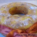 CIAMBELLA CON ANANAS, MELE E GOCCE DI CIOCCOLATO