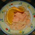 Pasta senza glutine arancio e mazzancolle