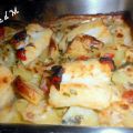 TEGLIA DI BACCALA' CON PATATE AL FORNO
