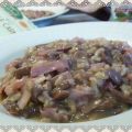 RISO INTEGRALE CON SPECK E FUNGHI PORCINI
