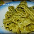 Pasta con pesto di asparagi