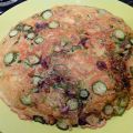 FRITTATA CON FARINA DI CECI, ZUCCHINE E FIORI