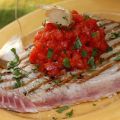Bistecche di tonno all'aglio