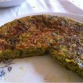 Frittata con cicoria a bacchetta