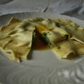 Raviolone al tuorlo fondente