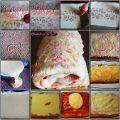 ROTOLO DOLCE DECORATO CON CREMA E FRAGOLA +[...]
