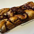 Babka con nutella e confettura di lamponi