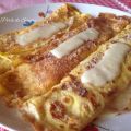 Crepes con prosciutto e formaggio