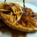Petti di pollo glassati all'arancia e balsamico
