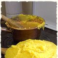 POLENTA COTTA SULLA STUFA A LEGNA