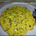 FRITTATA CON PORRI SELVATICI