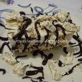 SEMIFREDDO AL TORRONE E CIOCCOLATO (senza uova)