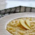 Risotto alle mele e Puzzone di Moena