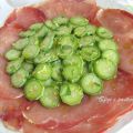 Bresaola con zucchine marinate