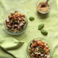 Cous Cous Integrale con Tonno Fresco e Verdure.[...]