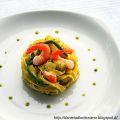 Tagliatelle con pesto, fagiolini, patate e[...]