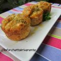 Muffin con feta e olive verdi