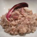 Risotto al radicchio tardivo e salsiccia