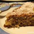 Torta di grano saraceno con mele e noci