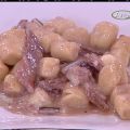 Gnocchi di pane con radicchio