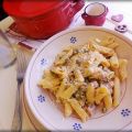 Garganelli mignon ai piselli e pancetta tesa al[...]