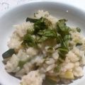 Risotto con asparagi e zucchine
