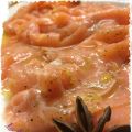 Salmone marinato all'arancia di Ribera