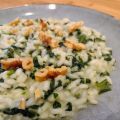 Risotto noci e spinaci