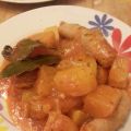 salsiccia e patate in umido