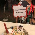 Torta di laurea caffè e panna