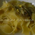Pappardelle con carciofi e uovo sodo