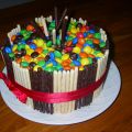 Torta alle smarties