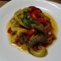Peperoni e melanzane arrostiti al forno