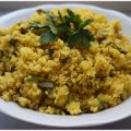 Bulgur con zucchine e zafferano